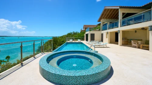Alta Bella Villa Amenities - Oceanfront swimming pool and hot tub