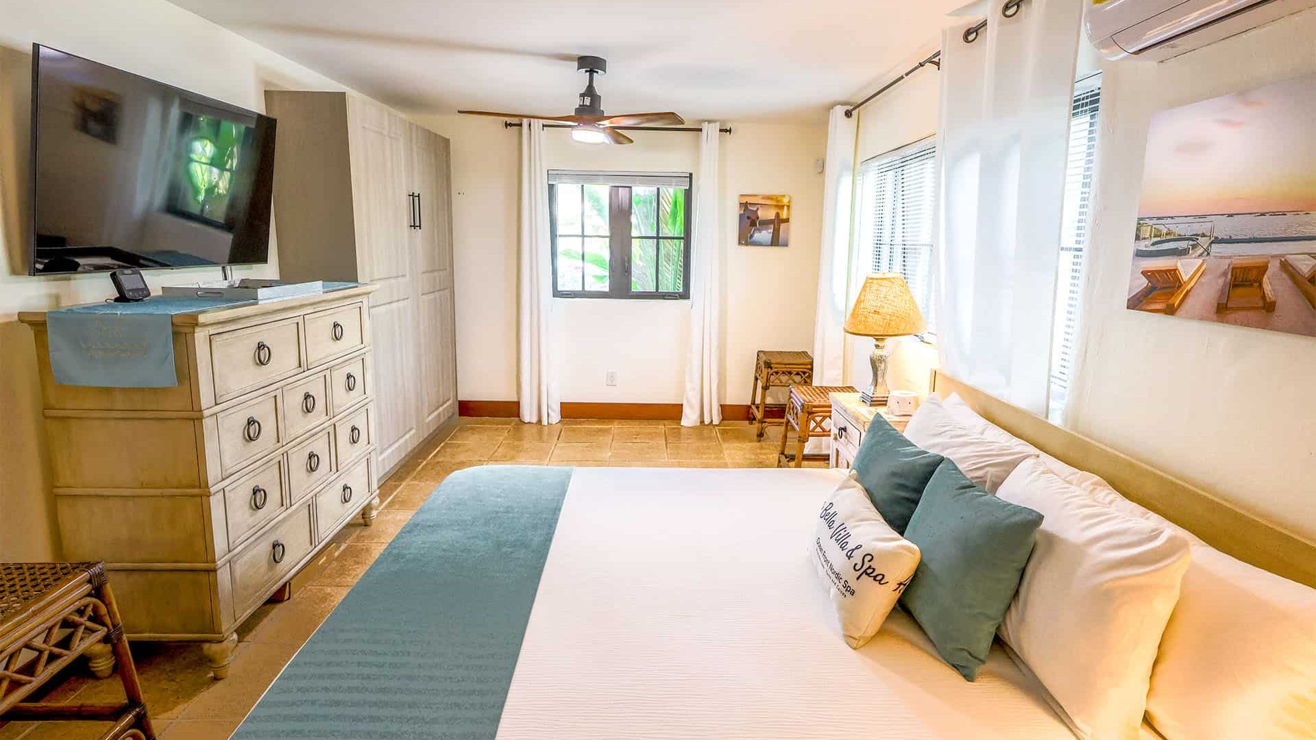 King Bedroom with Queen Murphy (in-wall) bed near Kitchen