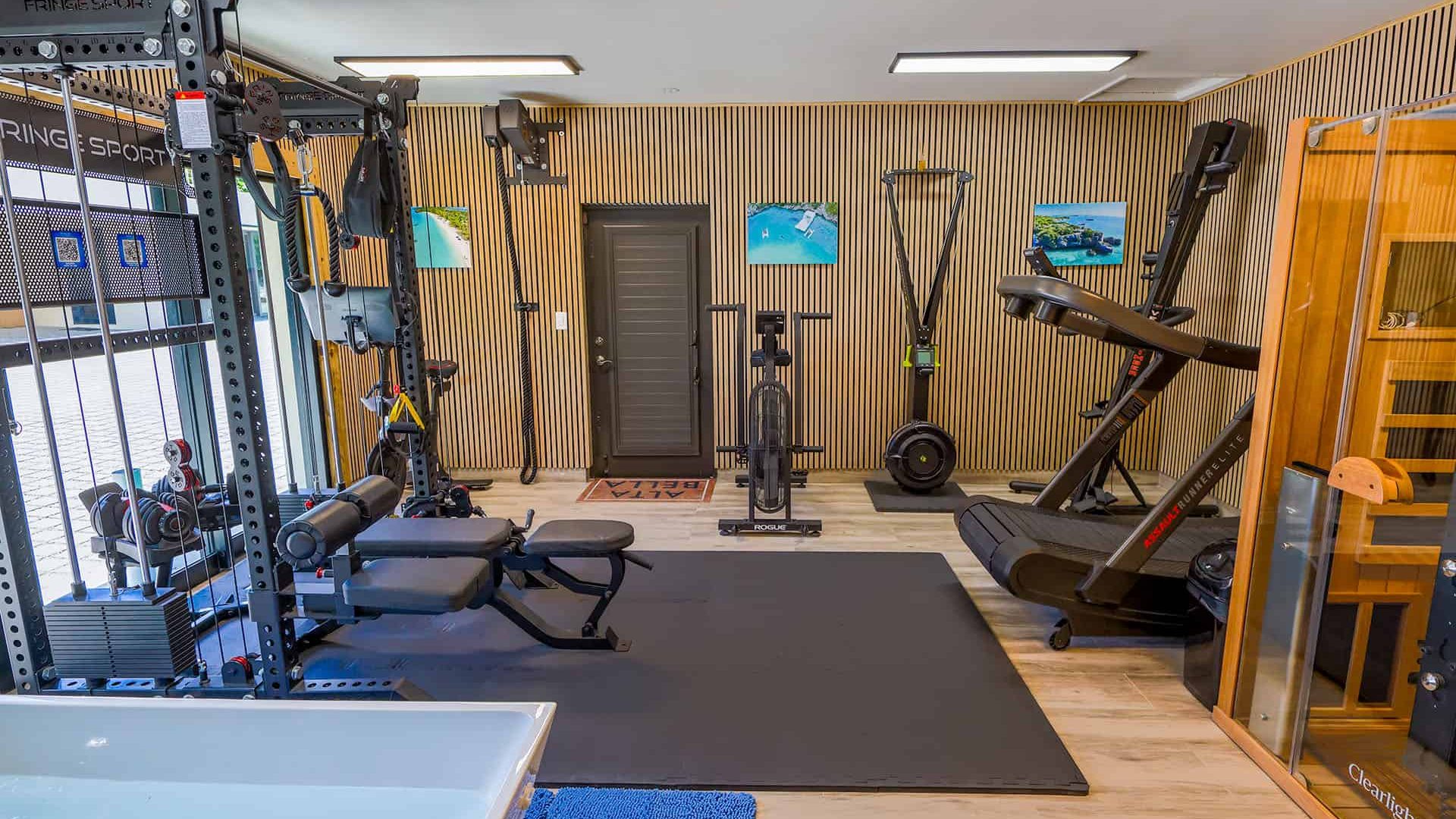 Alta Bella's athletic performance based fitness center with Nordic Spa