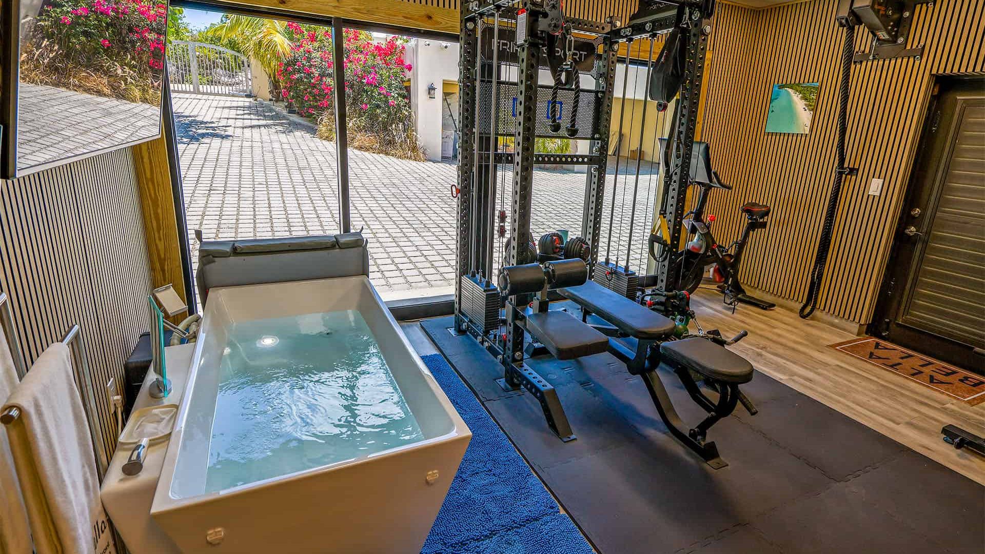 Alta Bella's cold plunge and athletic performance based fitness center with Nordic Spa
